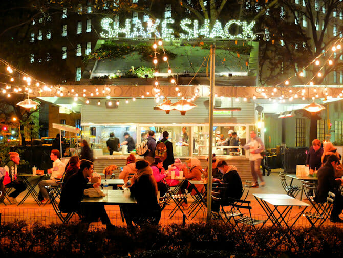 Melhores hamb&uacute;rgueres de Nova York - Shake Shack