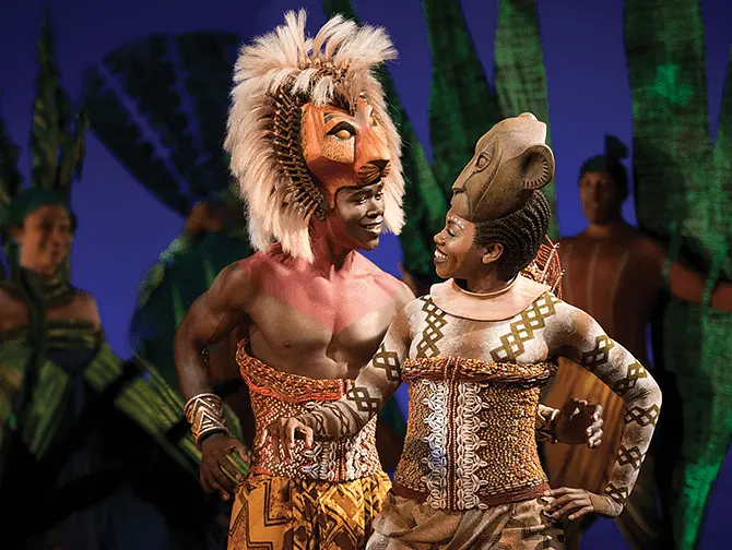 Ingressos para O Rei Leão na Broadway - Simba e Nala