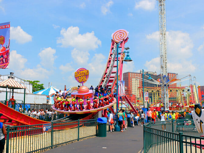 Ingressos para Luna Park em Coney Island - Brinquedo do parque de diversões